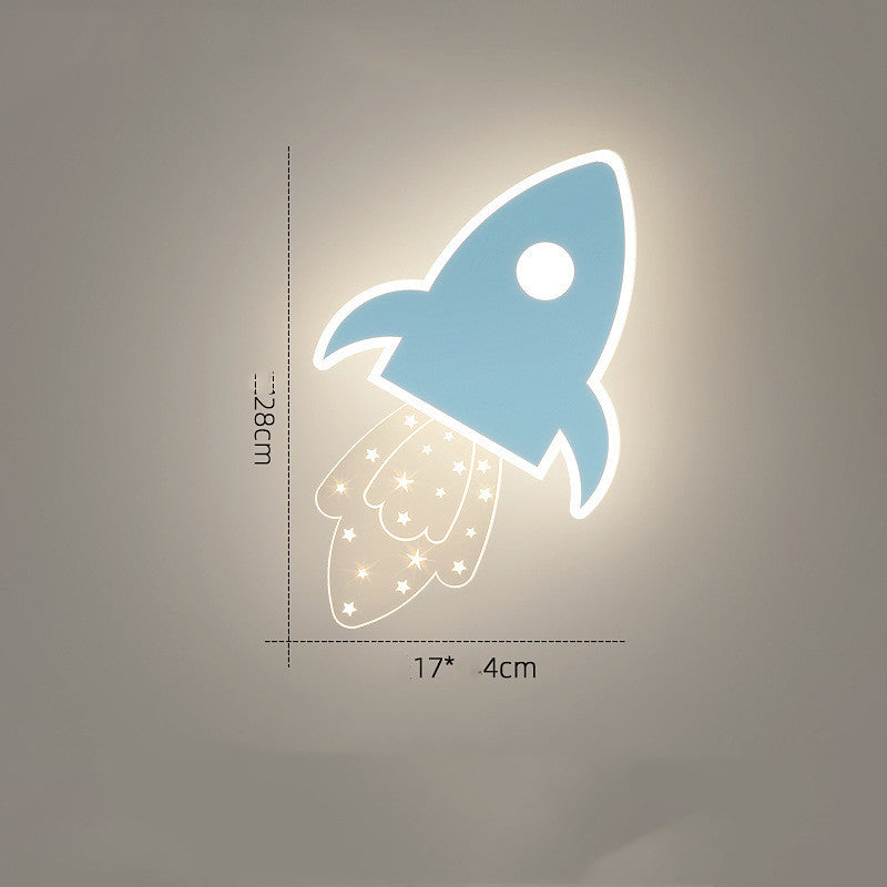 Children’s Room Cartoon LED Wall Lights – Creative Shapes Night Lamp
