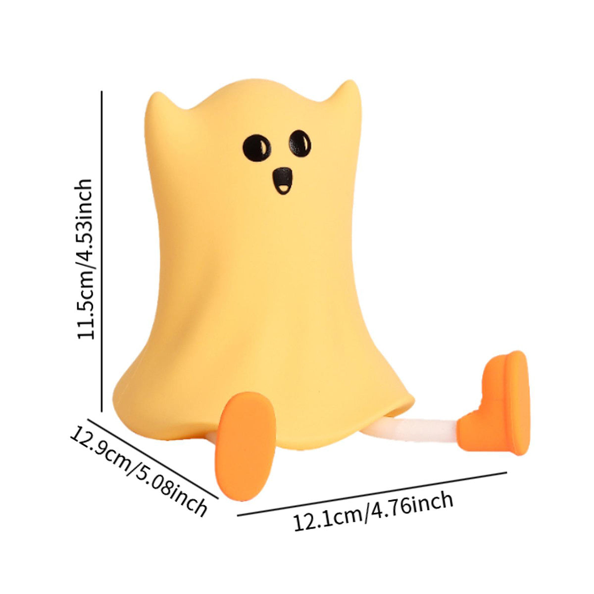 Kids Silicone Candle Night Light – Nursery Bedside Lamp, Baby Feeding & Toddler Room Light