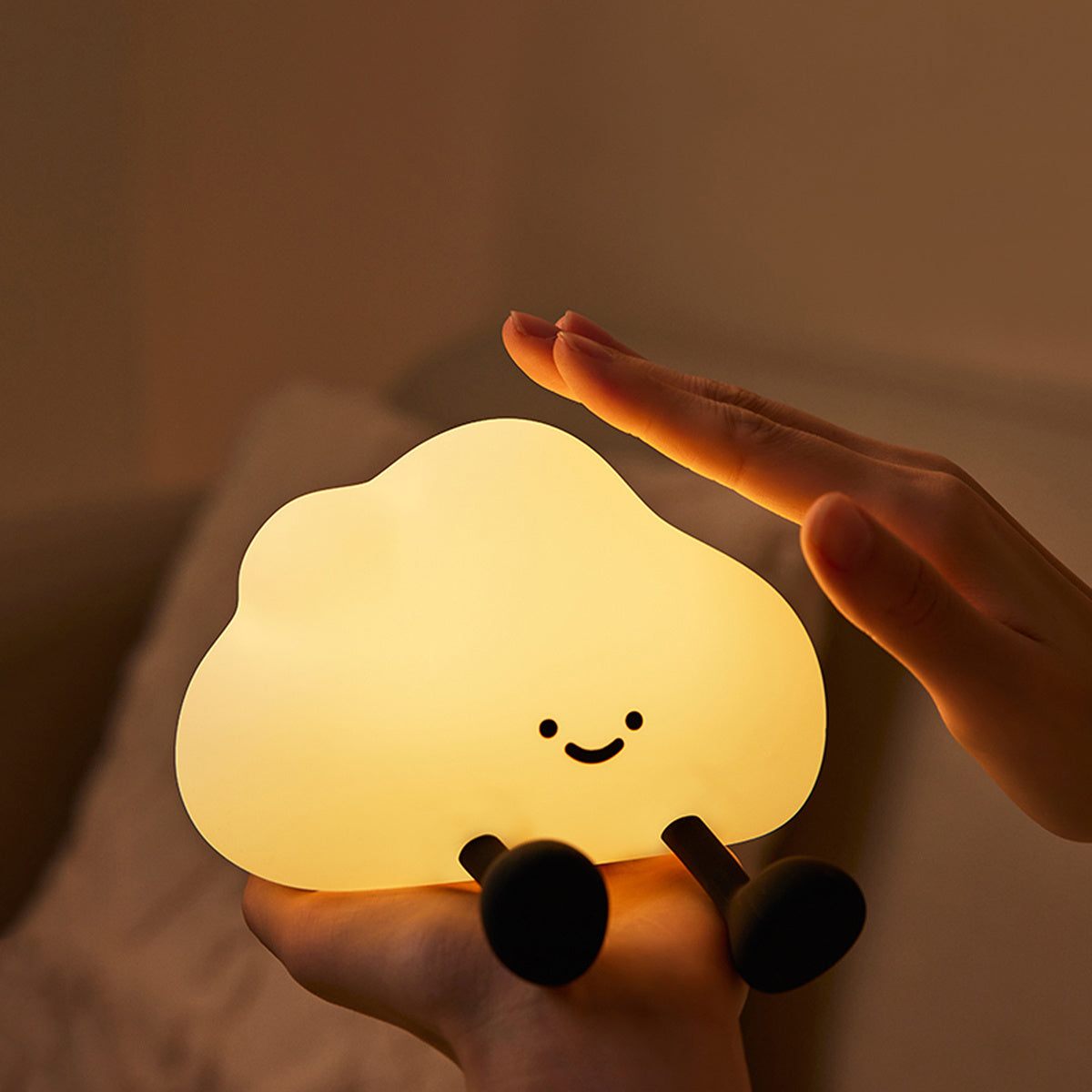 Kids Silicone Candle Night Light – Nursery Bedside Lamp, Baby Feeding & Toddler Room Light