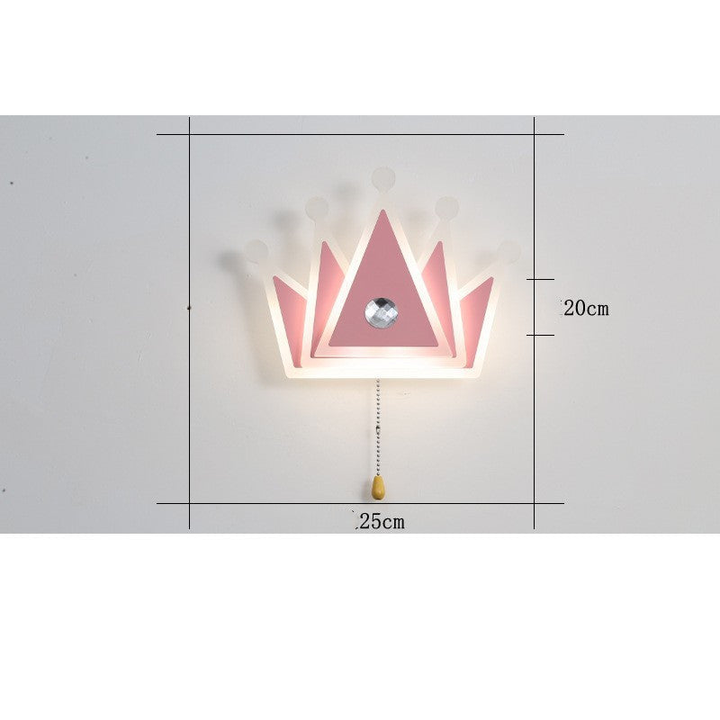 Children’s Room Cartoon LED Wall Lights – Creative Shapes Night Lamp