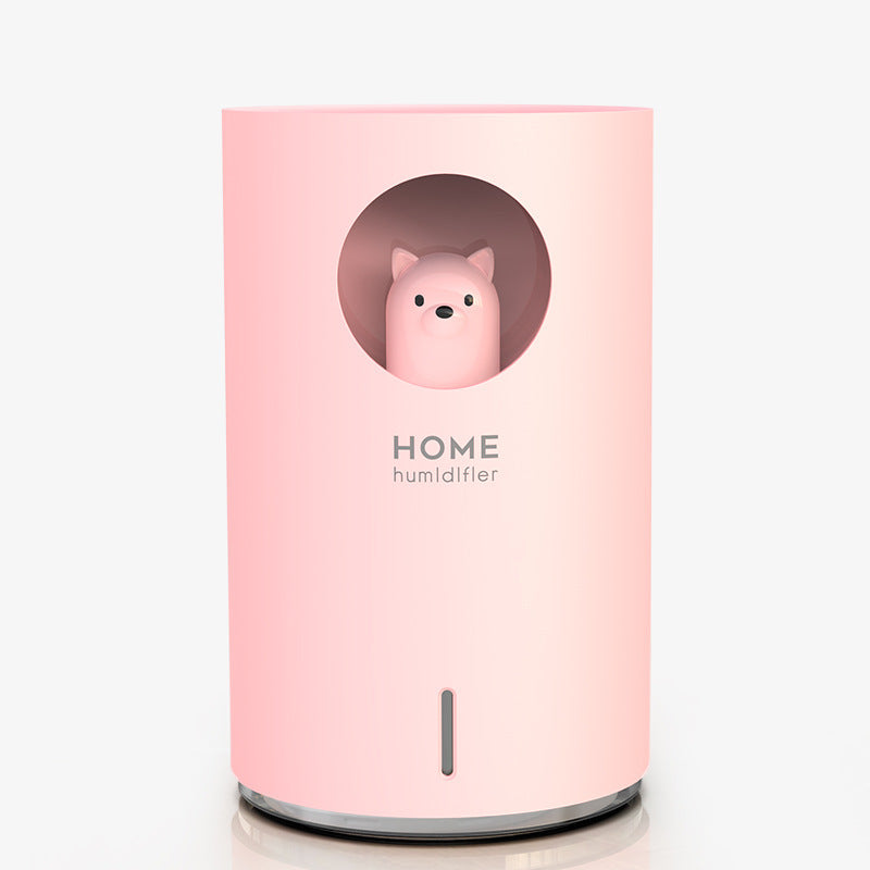 USB Mini Aroma Diffuser with LED Night Light | Cute Animal Humidifier for Bedroom & Home