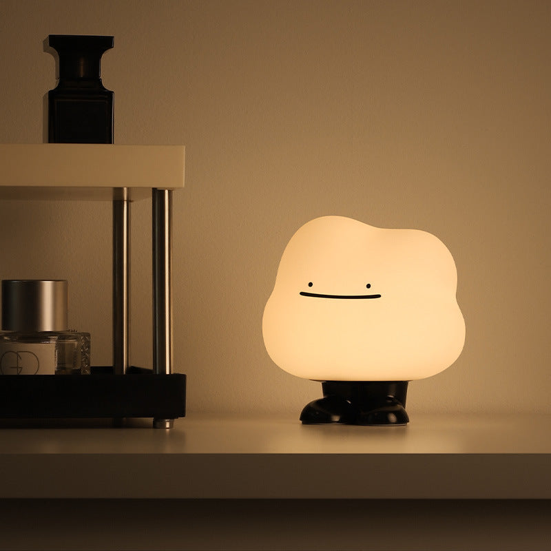 Cute Silicone Night Light – USB Rechargeable Creative Bedside Lamp