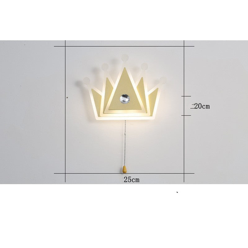 Children’s Room Cartoon LED Wall Lights – Creative Shapes Night Lamp