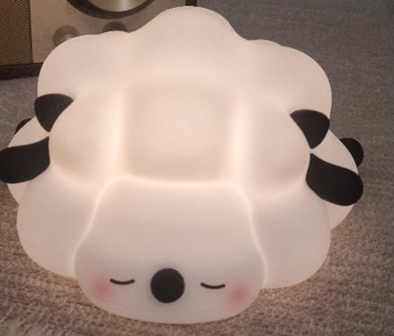 Kids Silicone Candle Night Light – Nursery Bedside Lamp, Baby Feeding & Toddler Room Light