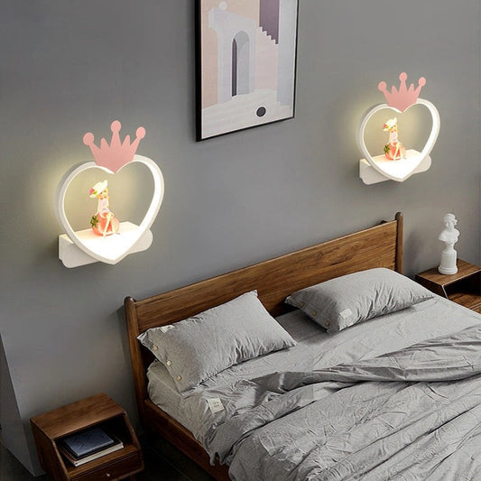 Children’s Room Cartoon LED Wall Lights – Creative Shapes Night Lamp