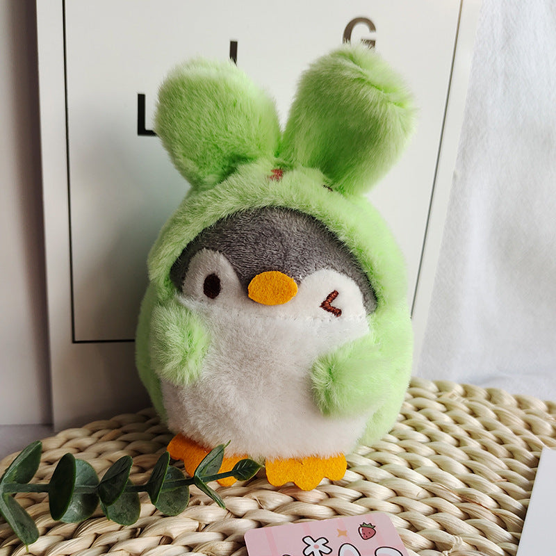 Cute Plush Animal Keychain  | Bunny Costume Penguin Doll Charm